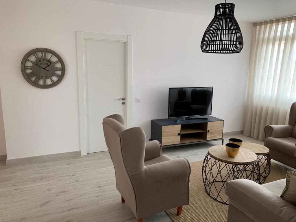 Apartamento Los Arcos Llanes Bagian luar foto